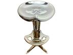 Vintage Dulton All Chrome Lotus Tractor Seat Stool By