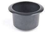 2 Pcs Black Plastic Cup Holder Insert For Sofa Boat RV Couch