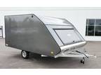 2022 Mission Trailers 8.5x12 Enclosed Deckover Snow Trailer - Charcoal