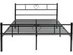 Double Size Metal Bed Frame Mattress Foundation with Cute