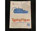 Vintage New NOS Roaring Spring Typing Paper 200 Sheets 8.5 x