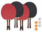 STIGA Performance 4 Player Ping Pong Paddle Set of 4 –