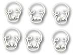 10 Count Shaped Paper Clips Skeleton Skull Lover Gifts Desk