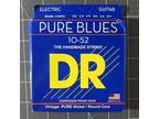 New DR PHR-10/52 Electric Guitar Strings 10-52 Pure Blues
