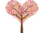 30 Custom Valentine Heart Tree Personalized Address Labels