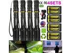 Tactical 990000LM LED Flashlight 5Modes Torch Aluminum Zoom