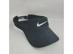 Nike Featherlight Hat Dri Fit Visor Black Running Tennis Cap