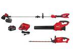 Milwaukee String Trimmer + Blower + Hedge Trimmer Tool Kit