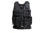 Tactical Vest By REEHUT Black Breathable Adjustable Size: