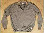 Linksoul Men's Gray 1/4 Quarter Zip L/S Golf Pullover