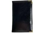 Brown Faux Leather Trifold Day timer Address Book Notepad