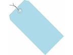 Light Blue Shipping Tags Wired 13 Pt 5 3/4" x 2 7/8" 7 Case