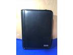 Franklin Covey Classic Black Leather Full Zip 7-Ring Binder