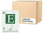 Case of 24 Engineer Pads, 8.5" X11" 200 Sheets of 16# Green