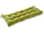 Greendale Home Fashions 44" X17" Green Solid Print Bench