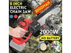 Drillpro 8'' Electric Chain Saw One-Hand Chainsaw