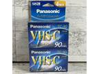 Panasonic TC-30 Super High Grade 90 min Tapes 4 Pack VHS-C