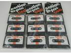 Vintage NEW Compact Blank cassette tape 9 tapes 3 Packs