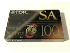 TDK SA 100 High Bias Super Avilyn IEC II Type II Blank Audio