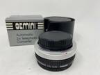 GEMINI Auto 2X Tele-Converter C/FD w/ Case for Canon mf