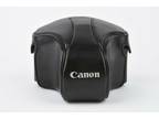 Exc++ Canon Ever Ready Black Leather Case for Canon A1