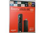 AMAZON FIRE TV Stick 4K MAX, Wi-Fi 6, Alexa Voice Remote NEW