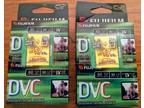 2 Fuji Film DVC 60 Min SP Mode 90 LP Mode New Sealed 2