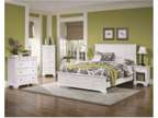 Brand New Antique White Naples Queen Bed