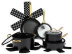 Thyme & Table Non-Stick 12 Piece Stainless Steel Gold Pots &