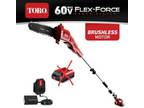 Toro 51870 10 in. 60-Volt Lithium Ion Cordless Electric Pole