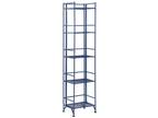 Tall Thin 5 Tier Bookshelf Bookcase Vertical For Wall Small