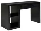 Better Homes & Gardens Cube Storage Office Desk, Solid Black