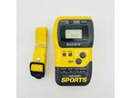 Sony Sports AM/FM Walkman Radio SRF-M70 Yellow w/ Belt Clip