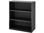 Mainstays 3 Shelf Bookcase - Black (MS(phone)-40)