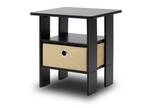 Furinno End Table 17.5 in. H x 15.7 in. W x 15.75 in.