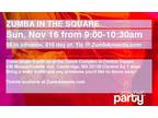 Zumba in the Square: Cheap class on Sunday morning! -