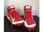 Nike Huarache Size 13 Baseball Metal Cleats Red NWOT