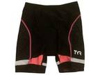 TYR Women’s 6" Competitor Tri Short Padded Cycling Black