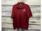Nike Golf Polo Shirt Swoosh Embroidered Logo Beer XL Dri Fit