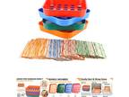 Coin Sorters Tray & Coin Counters – 4 Color-Coded Coin