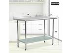24" x 48" Stainless Steel Kitchen Work Table Commercial