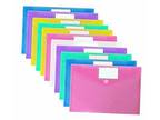 Plastic Envelopes Poly Envelopes, 11 Pack Clear Document