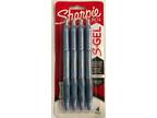 12 SHARPIE S-Gel Pen Black Ink Medium 0.7mm Comfort Grip