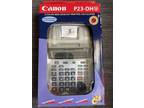 Canon P23-DH V Mini Desktop 2 Color Printing Calculator 12