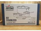 Brand New All-Clad D3 Stainless Steel 7 Piece Cookware Set