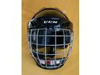 CCM YOUTH ICE HOCKEY HELMET ~ Size SMALL w/CAGE ~ PRE-OWNED