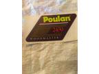 Poulan 2450 Woodmaster decal label sticker emblem