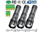 1/3Set 990000LM Zoomable Rechargeable Flashlight 7Mode XHP70