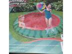 Sprinkler watermelon swimming pool