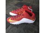NIKE Alpha Pro 2TD 3/4 Mens Football Cleats Red/White/Yellow